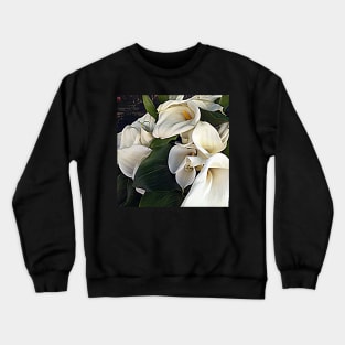 Calla Flower Disordered Bouquet Crewneck Sweatshirt